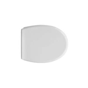 Couvre-siège de toilette à fermeture douce à dégagement rapide pour toilette suspendue Azzurra Elios, design moderne, matériau PP et urée pour salle de bain - Product Image 1