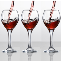 Sans plomb 13.5oz lave-vaisselle clair à longue tige rouge blanc vin Champagne verres gobelets pour anniversaire de mariage