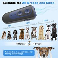 AD Q02 Hundeabwehrgerät Ultraschall Bestseller für Black Friday Top-Wahl aus Kunststoff für Alle Hundesorten