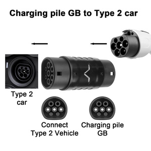 Adaptateur de charge pour véhicule électrique GB/T vers Type 2, convertisseur AC 32A monophasé 7kW de haute qualité - Product Image 3