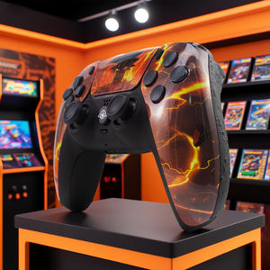 Carcasa de controlador de repuesto de gama alta hecha a <span class=keywords><strong>mano</strong></span> para placa frontal de Joystick <span class=keywords><strong>PS5</strong></span> con almohadilla táctil Universal acabado brillante - Product Image 1