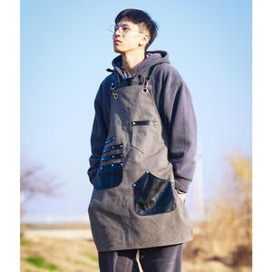 Tablier en toile <span class=keywords><strong>de</strong></span> mode Vêtements <span class=keywords><strong>de</strong></span> travail spéciaux pour hommes <span class=keywords><strong>et</strong></span> femmes artistes <span class=keywords><strong>de</strong></span> <span class=keywords><strong>repassage</strong></span> <span class=keywords><strong>et</strong></span> <span class=keywords><strong>de</strong></span> teinture Vêtements <span class=keywords><strong>de</strong></span> travail <span class=keywords><strong>de</strong></span> coiffeur Tablier - Product Image 4