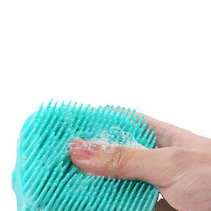 Baño <span class=keywords><strong>para</strong></span> mascotas Cepillo de silicona Cachorro Perro grande Gato Masaje Guantes suaves Baño Suministros de champú <span class=keywords><strong>para</strong></span> mascotas - Product Image 4