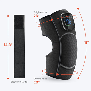 Amazon OEM nước nóng rung đầu gối massager với màn hình LCD hiển thị và có thể điều chỉnh nhiệt độ để giảm đau và cơ bắp thư giãn - Product Image 6
