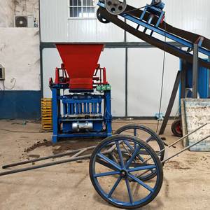 라인을 만드는 벽돌 블록을 전송하는 두 바퀴의 휴대용 중공 프레임 트롤리 - Product Image 1