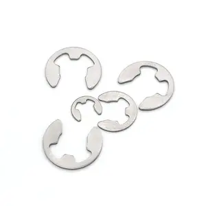 304 Stainless Steel 1.2-15mm External Split Retaining Ring Clip Assortment Kit E Clip Circlip Washer