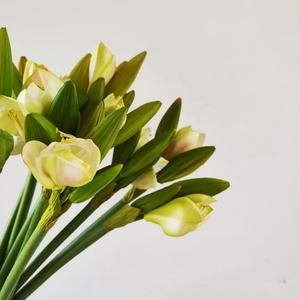 ดอกอะมาเรลลิส PU คุณภาพสูง ขนาด 70 ซม. สำหรับตกแต่งคริสต์มาส งานแต่งงาน และบ้าน สีชมพูและสีขาว ขายส่ง - Product Image 3