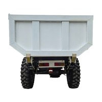 Mini Dumper électrique sur roues, camion à benne basculante ouvert 4X4