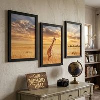 Cadre photo mural en bois incassable et durable pour mur de galerie 11x14 pouces