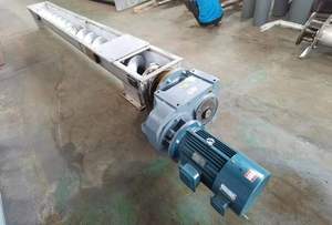 Dubbele Asloze Schroeftransporteur Voor Slurry Of Houtsnippers Met Duurzaam Rubberen Riemmateriaal - Product Image 6