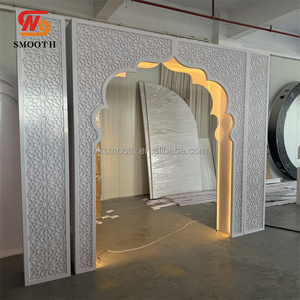 Arco de Fondo para Escenario de Boda con Precio de Fábrica, Soporte de Exhibición con Luz LED, Fondo Acrílico para Eventos y Fiestas - Product Image 1