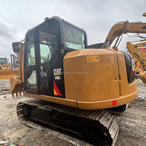 Machinerie de construction d'occasion d'origine japonaise, excavatrice CAT 308E, mini-excavatrice de 8 tonnes utilisée pour l'aménagement paysager. - Product Image 1