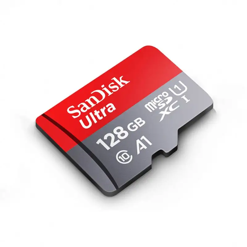 100% asli untuk Sandisk Mi * cro TF kartu SD 128GB 256GB Ultra 32GB kartu memori 64GB Kelas 10 A1 16G kartu SD untuk ponsel PC