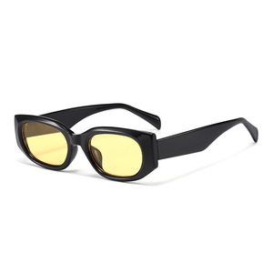 Jamie L1825 Plastic <b>Frame</b> Sunglasses Black Quadrilateral Small <b>Frame</b> UV400 Protection Unisex Street Style - Product Image 2