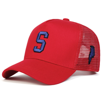 Logotipo personalizado Gorras de red de béisbol Primavera y verano al aire libre Sombreros casuales ajustables Sombrero de protección solar