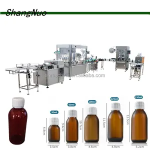 Заводское производство, автоматическая машина для розлива жидкости, промышленная машина для розлива бутылок сиропа