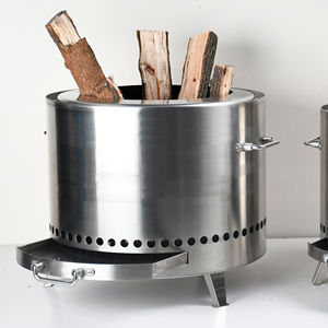 Benutzer definierte Edelstahl tragbare Outdoor-Holzkohle Brennholz ofen Rauchfreier Lager ofen Kochen Feuerstelle Camping - Product Image 1
