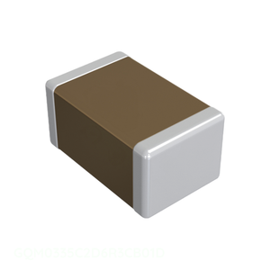 Condensateur céramique 0201 (0603 métrique) 6,3 pF CAP CER 6,3PF 200V C0G 0201 GQM0335C2D6R3CB01D - Product Image 1