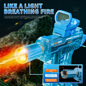 2025 Mini uzi điện tử tự động súng lục nước đồ chơi mới ngoài trời Trò chơi bắn súng bán buôn trẻ em mõm ngọn lửa mõm ngọn lửa - Product Image 3
