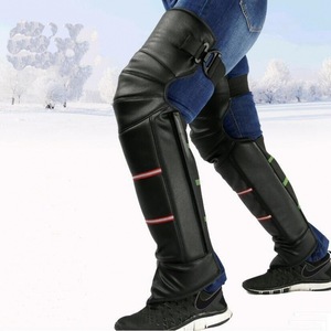 Motorcycle Knee Pads Cold Proof Windproof Winter Warmth Essential Extended Thickened For Riding Electric Bikes - Product Image 4