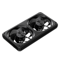 Ventilador AntarcChill de 240 mm con Aspas Invertidas y Carcasa de Espejo Infinito, Fácil Instalación, Flujo de Aire Inverso, Ventilador de Refrigeración para PC, Compatible con OEM y ODM