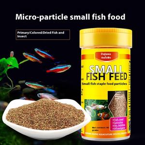Partículas pequeñas Guppy Harina de pescado Universal Comida <span class=keywords><strong>para</strong></span> peces <span class=keywords><strong>para</strong></span> combatir peces Lámpara de anchoas Tropical <span class=keywords><strong>para</strong></span> más pequeños - Product Image 2