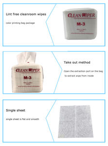 JUJIE Clean Industry M1 <span class=keywords><strong>3</strong></span> Cleanroom Lint Free Wiper Bemcot <span class=keywords><strong>M</strong></span>-<span class=keywords><strong>3</strong></span> Ii Toalhetes para Semicondutores PCB SMT Chips Optics - Product Image 5