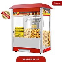 Nueva Máquina de Palomitas de Maíz a Gas con Diseño 2026 y Control por Interruptor en Venta, Carrito con Ruedas para Máquina de Palomitas de Maíz con Diseño 2026