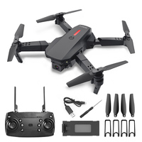 Drone E88 Pro Mini d'extérieur à double caméra 4K FPV, idéal pour débutants, jouet pour enfants, cadeau d'anniversaire E99 - Vente Flash