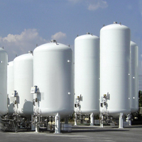 Réservoir de stockage cryogénique de CO2 liquide en acier inoxydable de 20 m3 avec certification ISO 9001, pression de conception de 2,16 Mpa, réservoir sous pression