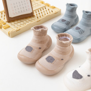 2024 Adorável Animal De Malha Net Não Skid Anti Slip Toddler Floor Prewalker Baby Shoes Meias - Product Image 2