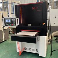 Machine de polissage automatique industrielle pour métaux, machine de ponçage pour acier inoxydable, profilés en aluminium