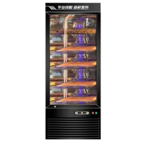 Réfrigérateur à air numérique Nuelead NE-327, une porte vitrée, 440L, chauffé, anti-buée, sans givre, en acier inoxydable, pour sécher le bœuf et le fromage - Product Image 1
