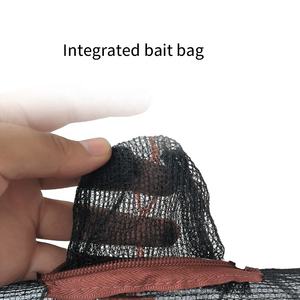 Qingdao usine PE poisson printemps piège piège à crabe avec sac à appâts cages de pêche plusieurs tailles outils de pêche disponibles pour les crevettes de poisson - Product Image 3