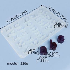 แม่พิมพ์ซิลิโคนรูปตัวอักษรสำหรับทำช็อกโกแลตแบบไม่ติด ขายส่ง - Product Image 2