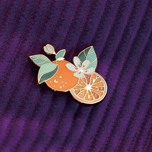 Ventas al por mayor de flores personalizadas solapa esmalte Hijab alfileres magnéticos broche de boda mujer para rosas - Product Image 5