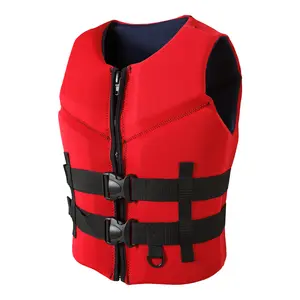 Professional Neoprene Life Vest Adult Surfing Life Jacket CE Approved Children Kids Floating Vest With High Buoyancy