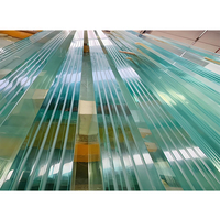 Pvb Eva Sgp Verre feuilleté clair Triple trempé 12mm16mm19mm25.52mm Stratification de sécurité 3 couches Taille et épaisseur personnalisées