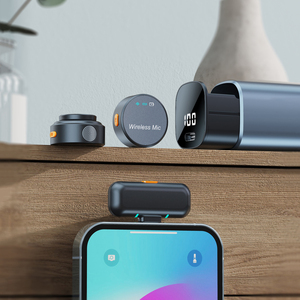 Micro thu âm không dây mini Lavalier 2.4G Hz di động mới, thích hợp cho phát trực tiếp trên thiết bị di động và quay video ngắn - Product Image 2