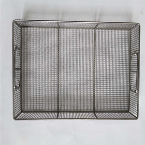 Stainless Steel <strong>Wire</strong> Mesh <strong>Storage</strong> <strong>Basket</strong> Multi-Function Organizational <strong>Basket</strong> Fashionable Square Rectangle Quality <strong>Storage</strong> - Product Image 3
