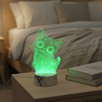 Lumières féériques LED modernes personnalisées à prix abordable pour hôtels, veilleuse à détecteur de mouvement pour enfants avec 16 couleurs pour la décoration intérieure