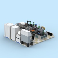 Bloques de Construcción Personalizados de Escenas Urbanas, Regalo Corporativo, Promoción de Marca, Recuerdo, Modelo Arquitectónico, Fábrica OEM ODM