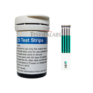 Kit de <span class=keywords><strong>test</strong></span> du diabète à domicile avec 50 bandelettes de <span class=keywords><strong>test</strong></span> et lancettes - Product Image 2