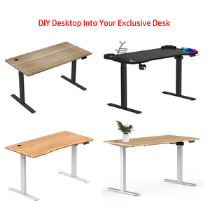 Cadre de bureau à moteur unique avec mécanisme de levage Pieds de table debout ergonomiques pour bureau - Product Image 4