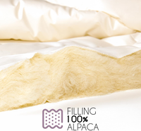 Edredones de Alpaca Cálidos de Alta Calidad, Transpirables y Ligeros, Rellenos 100% Lana de Alpaca, Tamaño King, Tejido de Algodón Orgánico Amigable con la Piel