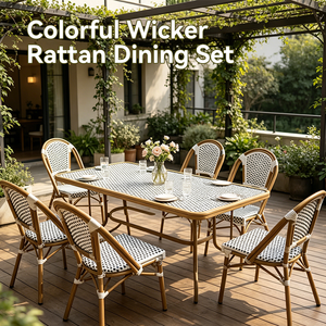 Ensemble table et chaises de <span class=keywords><strong>jardin</strong></span> pour l'extérieur, idéal pour restaurant et terrasse - Product Image 2