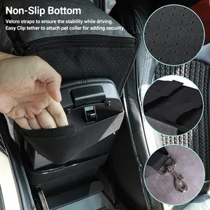 Siège de voiture pour animaux de compagnie, sacs de voyage pour chiens chats Portable lavable pour chien chat rehausseur de voiture siège de voyage sécurité pour chien lit de voiture pour la maison et l'extérieur