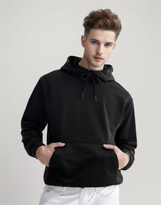 เสื้อฮู้ดแบบสวม Unisex ผ้าฝ้าย 35% โพลีเอสเตอร์ 65% รับสกรีนโลโก้ - Product Image 1