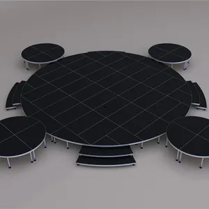 Chiều Cao Có Thể Điều Chỉnh Vòng Riser 6X6 Ft Nền Tảng Sân Khấu Di Động - Product Image 1