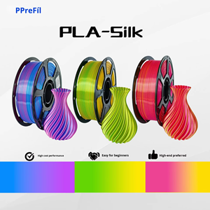Filament d'impression 3D PLA 1,75 mm 1 kg, fournitures d'impression 3D, PLA soie rose vert, matériau d'impression 3D, soie double couleur - Product Image 2
